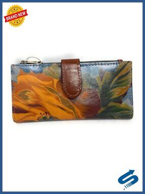 Genuine Leather Bifold Wallet with RFID Protection, 10 Card Slots